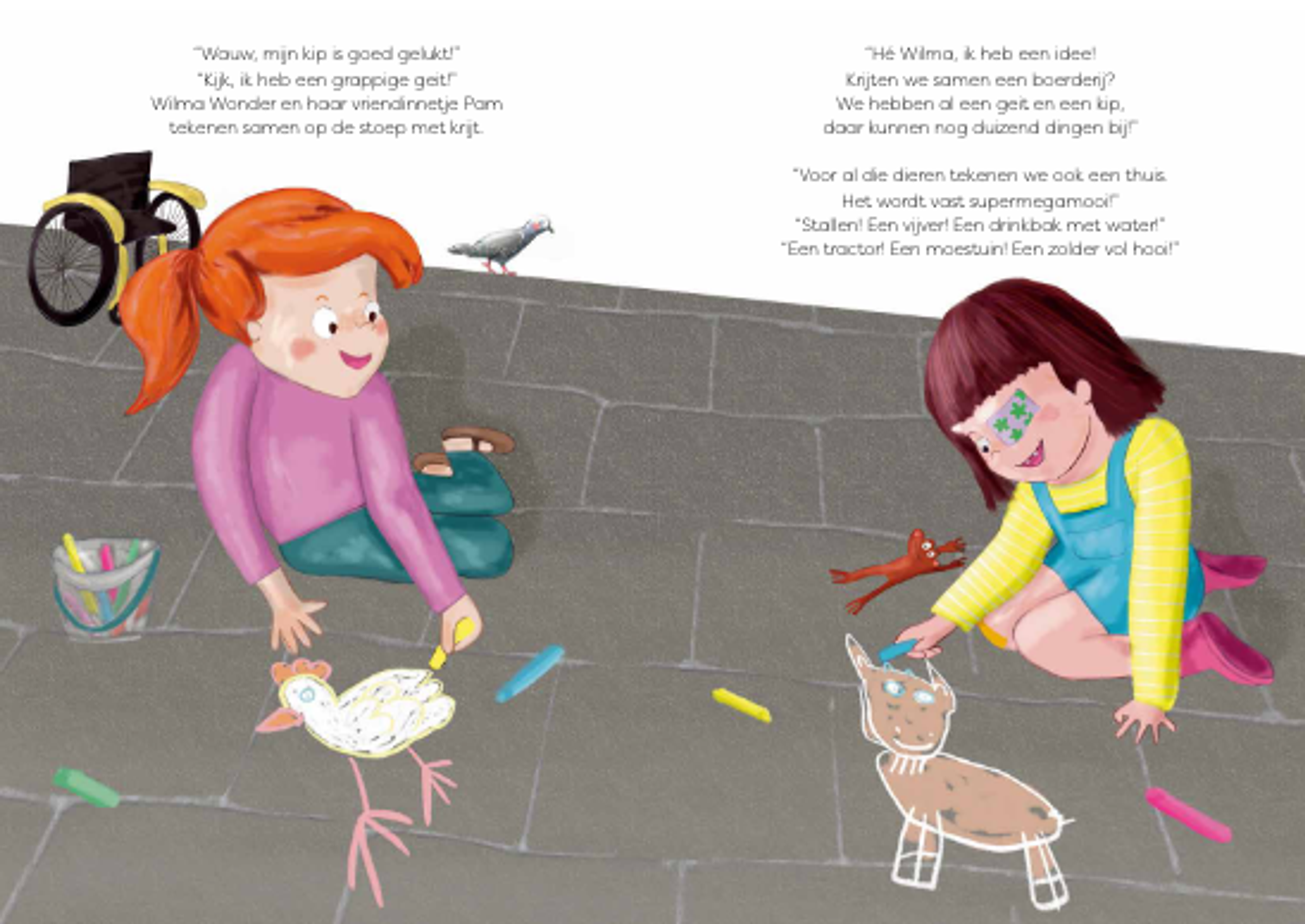 Image for Wilma Wonder and the chalk battle