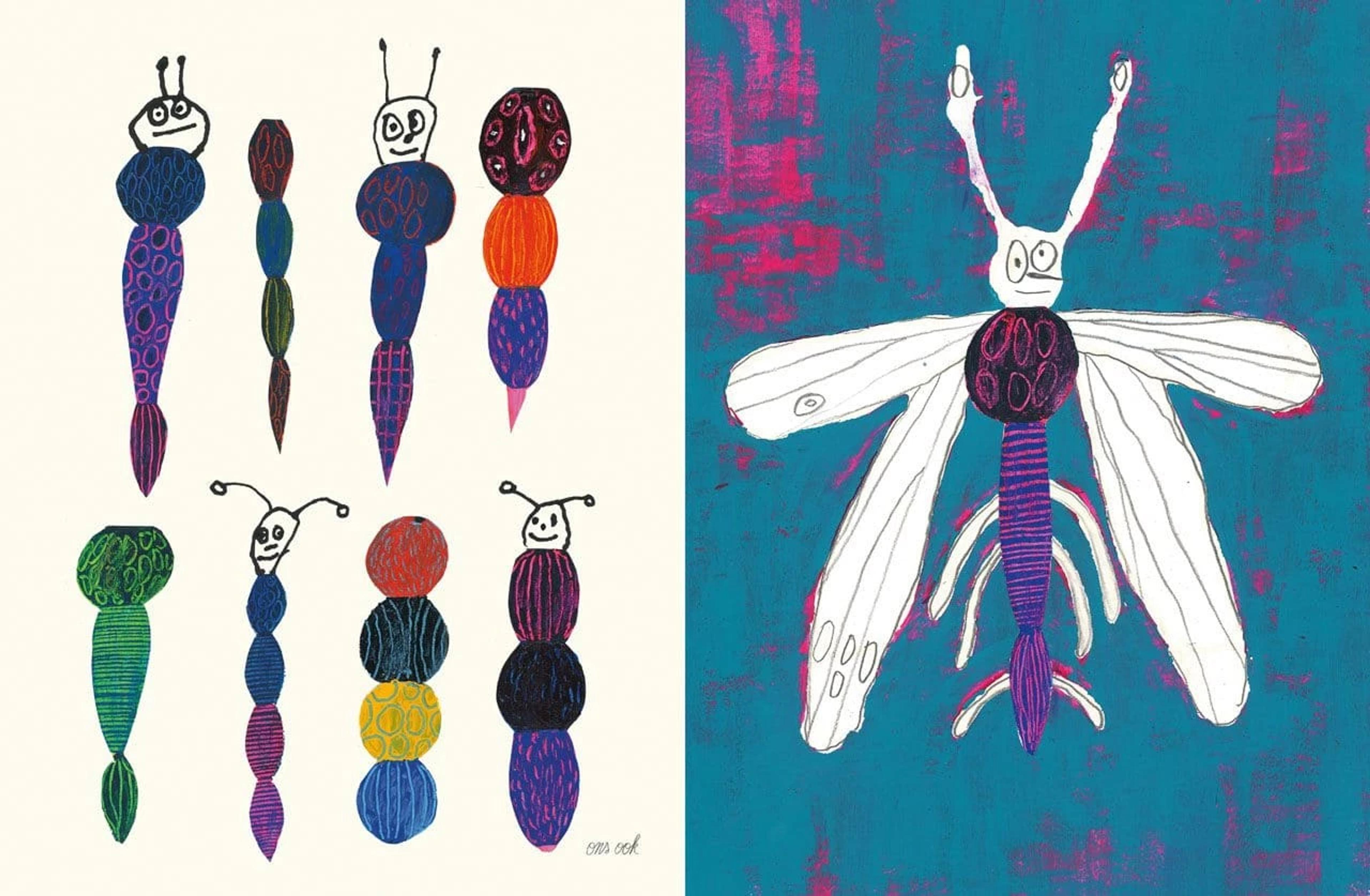 Image for Drawing, doodling and colouring BUTTERFLIES with Carll Cneut