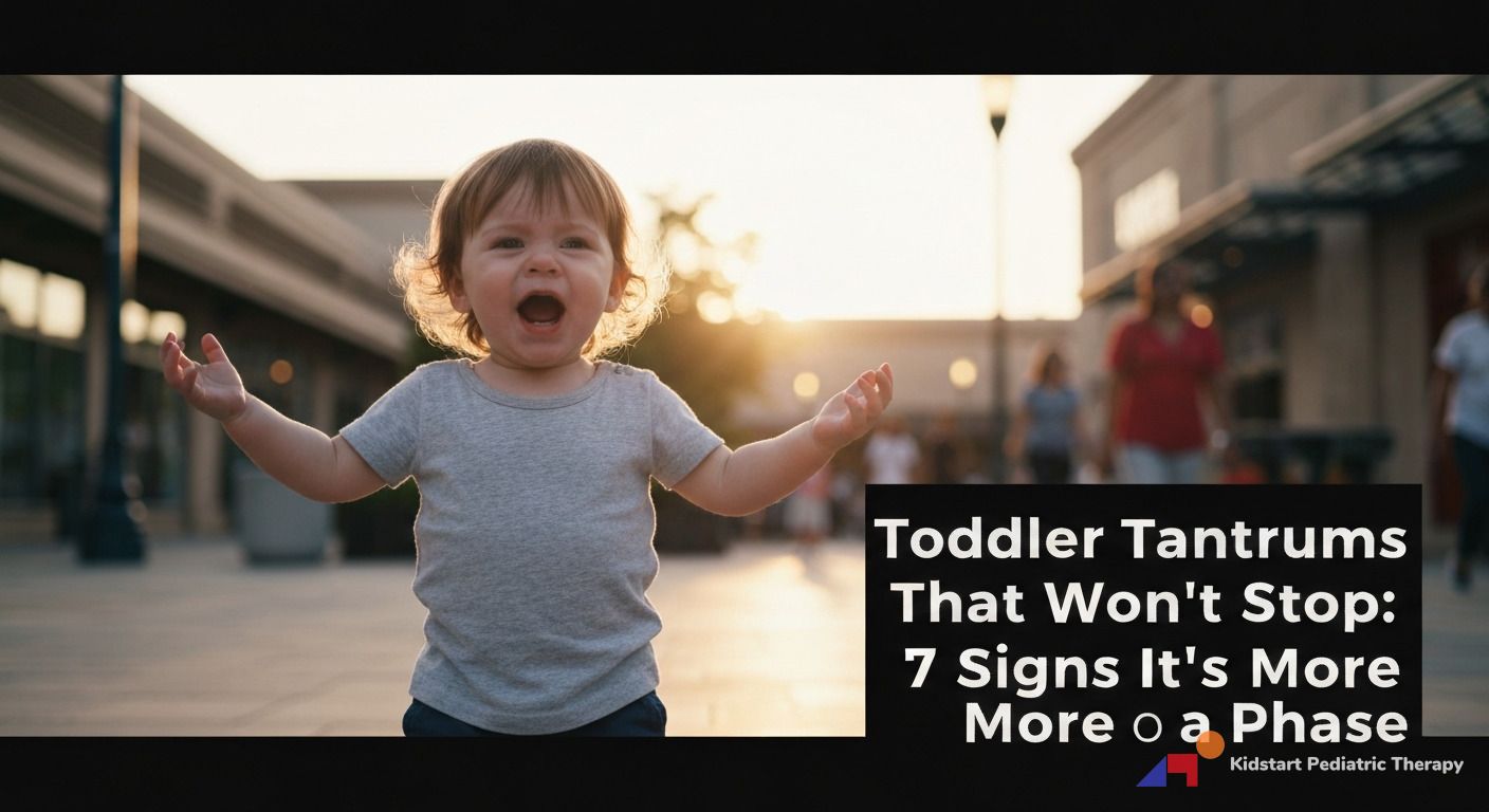 "Toddler Tantrums That Won't Stop: 7 Signs It's More Than a Phase"