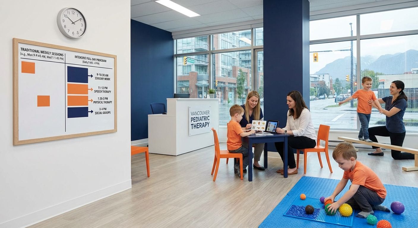 Weekly Sessions or Full-Day Pediatric Therapy? Time, Cost & Breakthrough Results Compared for Metro Vancouver Families