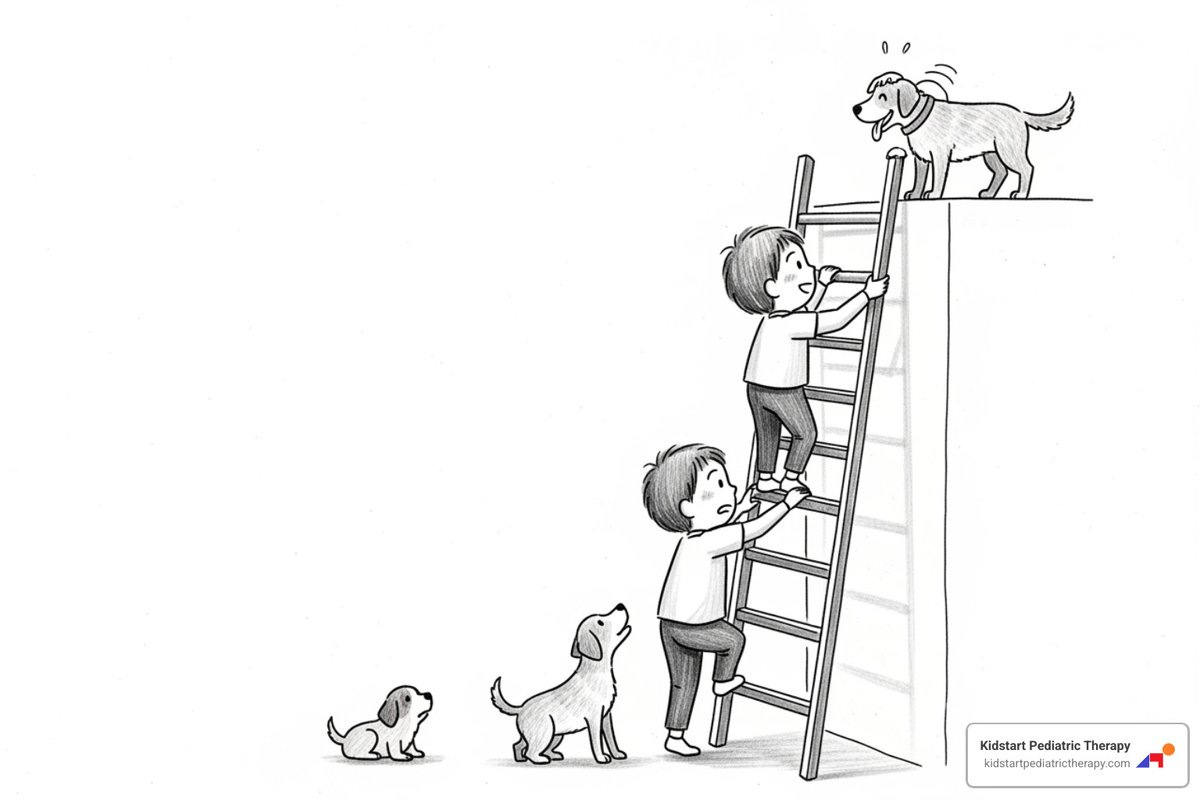 fear ladder - child anxiety therapy