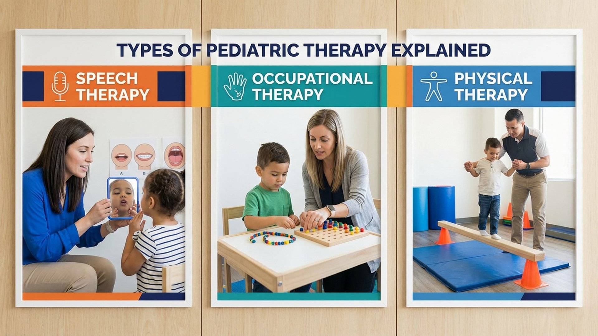 Different Types of Pediatric Therapy: Speech, Occupational, and Physical Therapy Explained