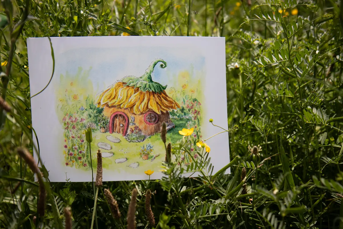 Where fairies live: the story of my fairy house paintings