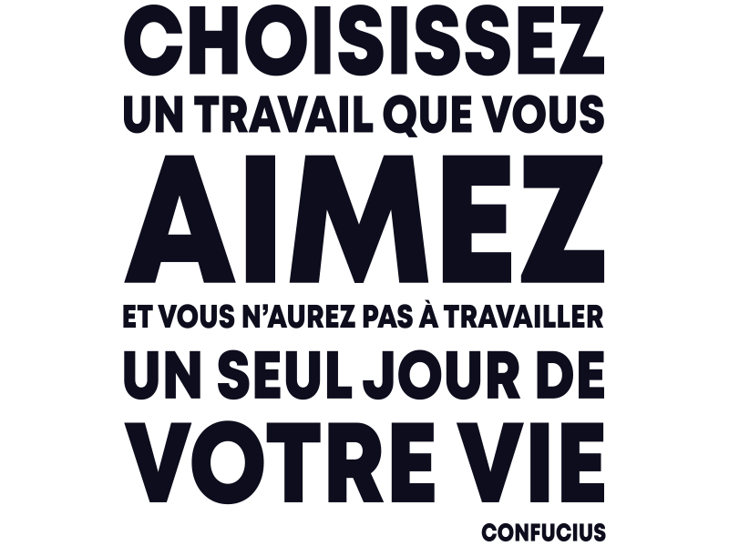 Autocollant Mural Citation Confucius - "Le Chemin Est Le But" - Modèle S364 XXL - Neuf