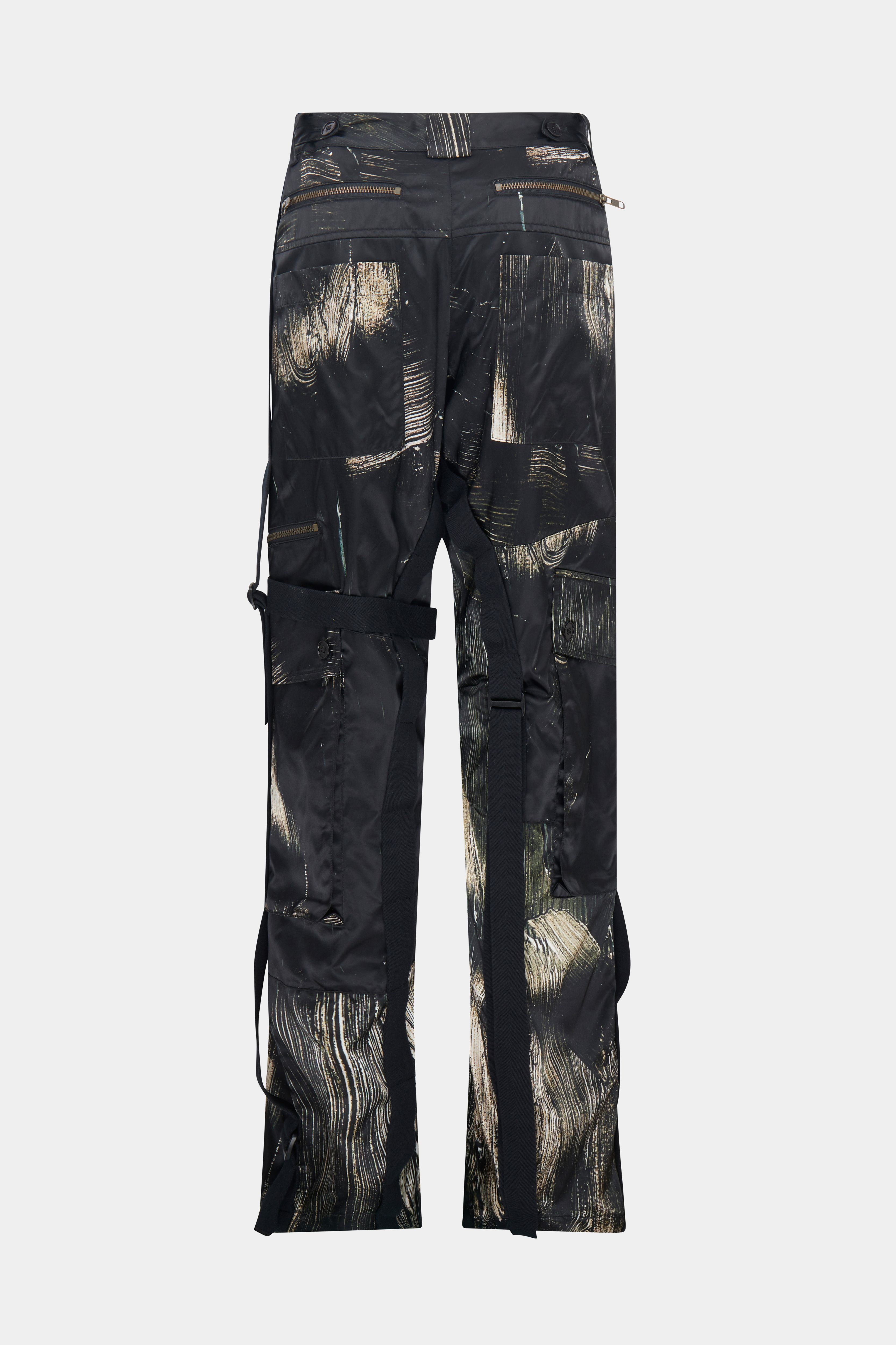 Cargo Pants Painted Black - Louisa Ballou