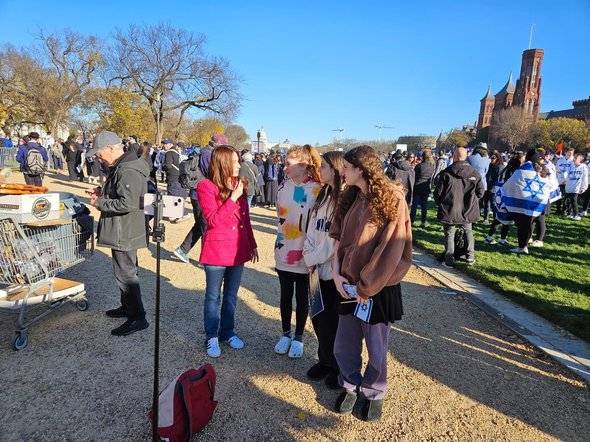 Standing with Israel: WHHS at the rally