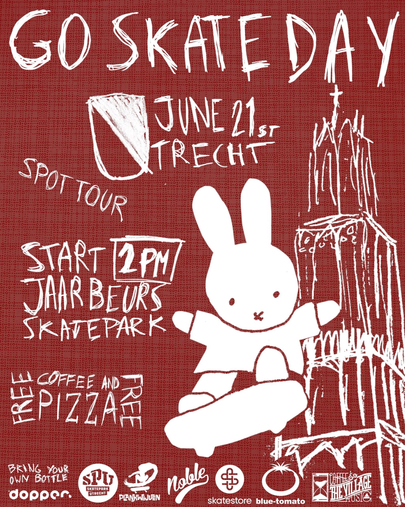 Poster van GO Skateboarding Day