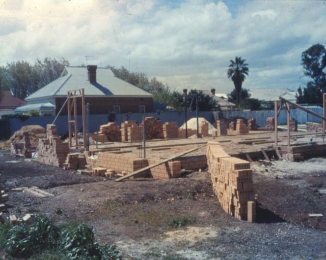 The Unley Ambulance Centre during construction