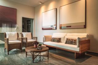 Conjunto de Sofá Santorini e Poltronas Florença