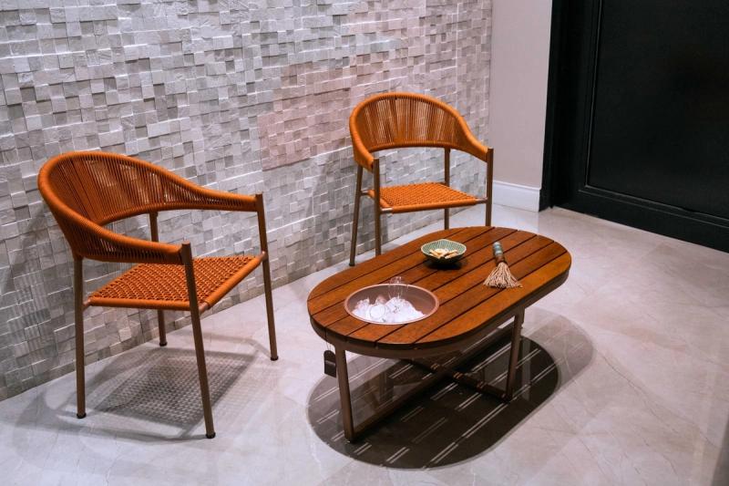 Poltroninhas Atenas e Mesa de Centro Calábria