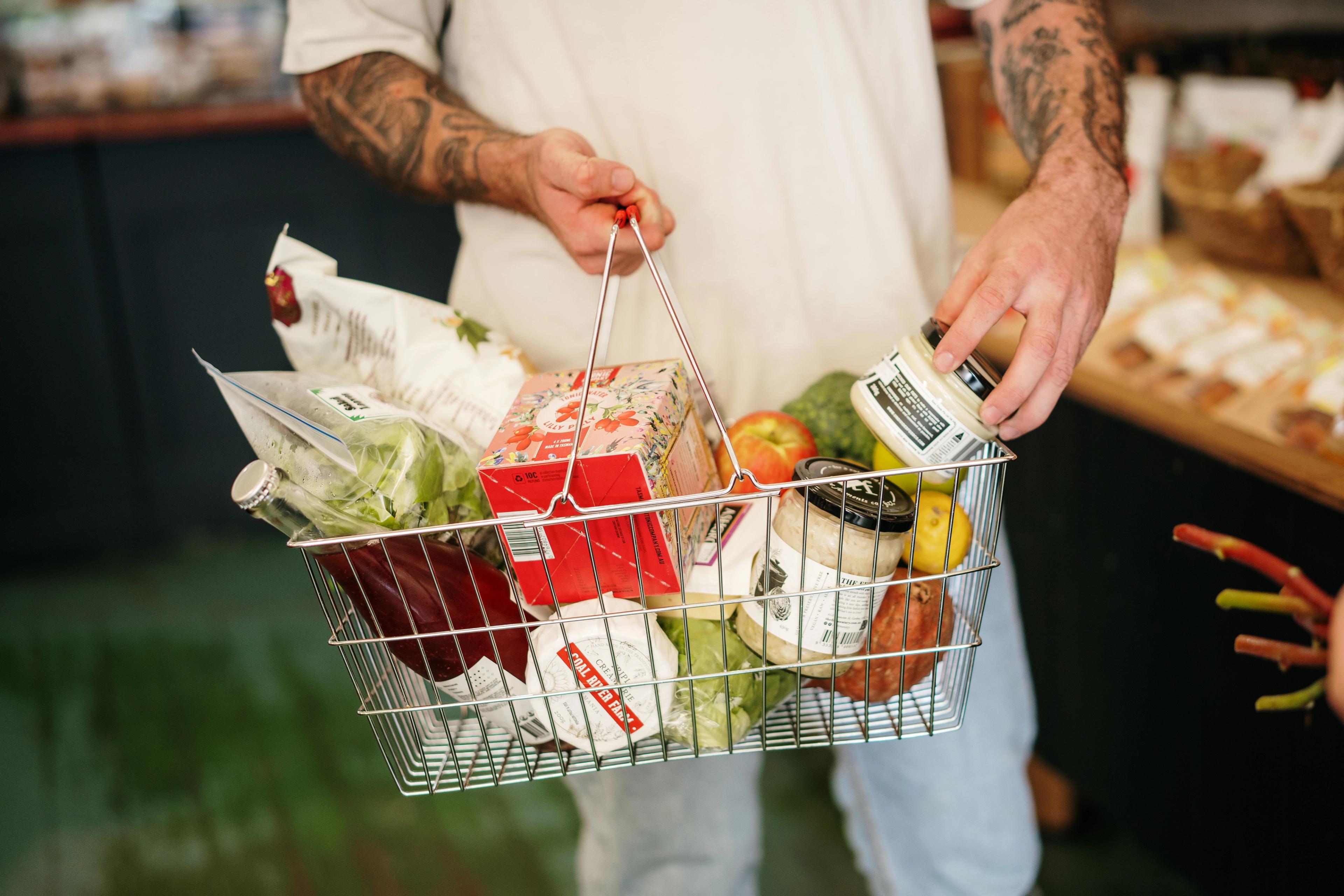 Stacking shelves at the penguin pantry