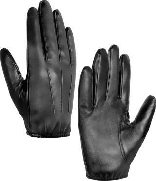 Lederhandschuhe schwarz