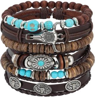 geflochtenes Lederarmband