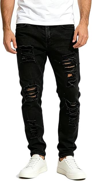 Jeans zerschnitten