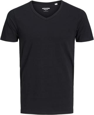 Schwarzes V-Neck T-Shit