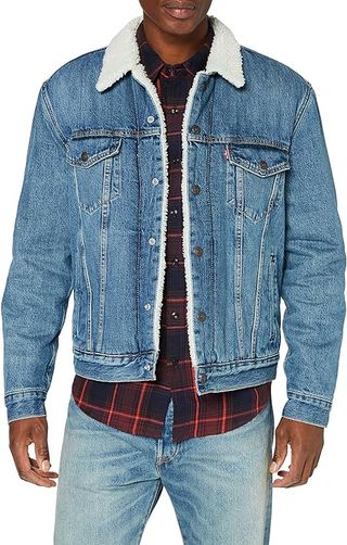 Jeansjacke gefüttert