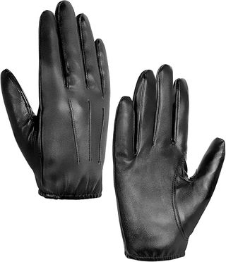 Lederhandschuhe schwarz