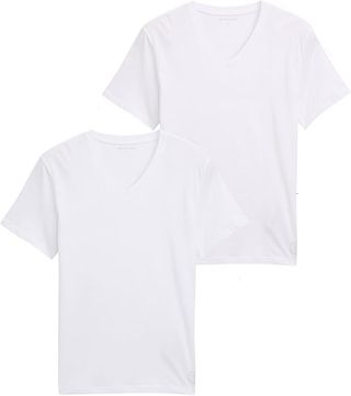 V Neck Shirt weiß