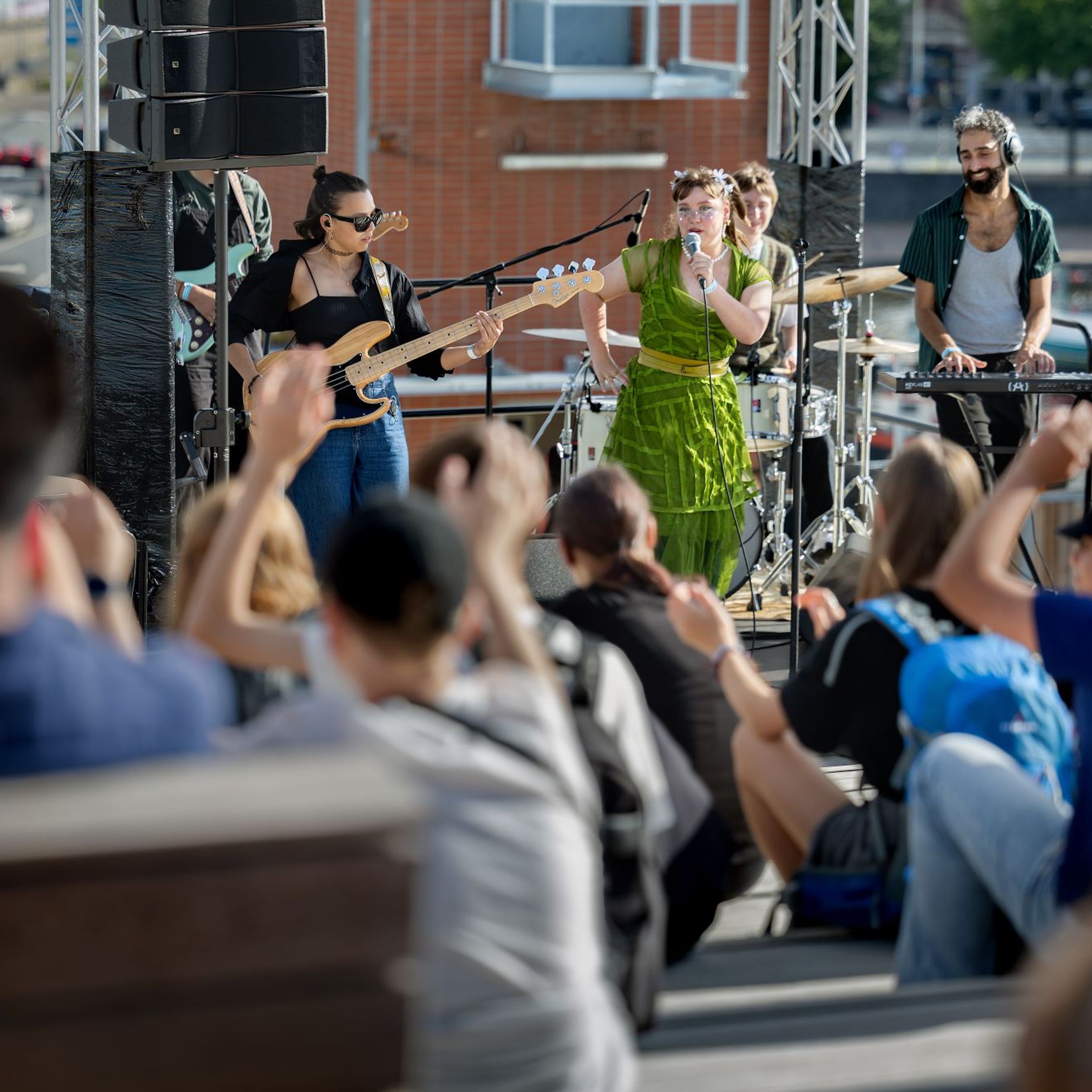 Live music on the roof
