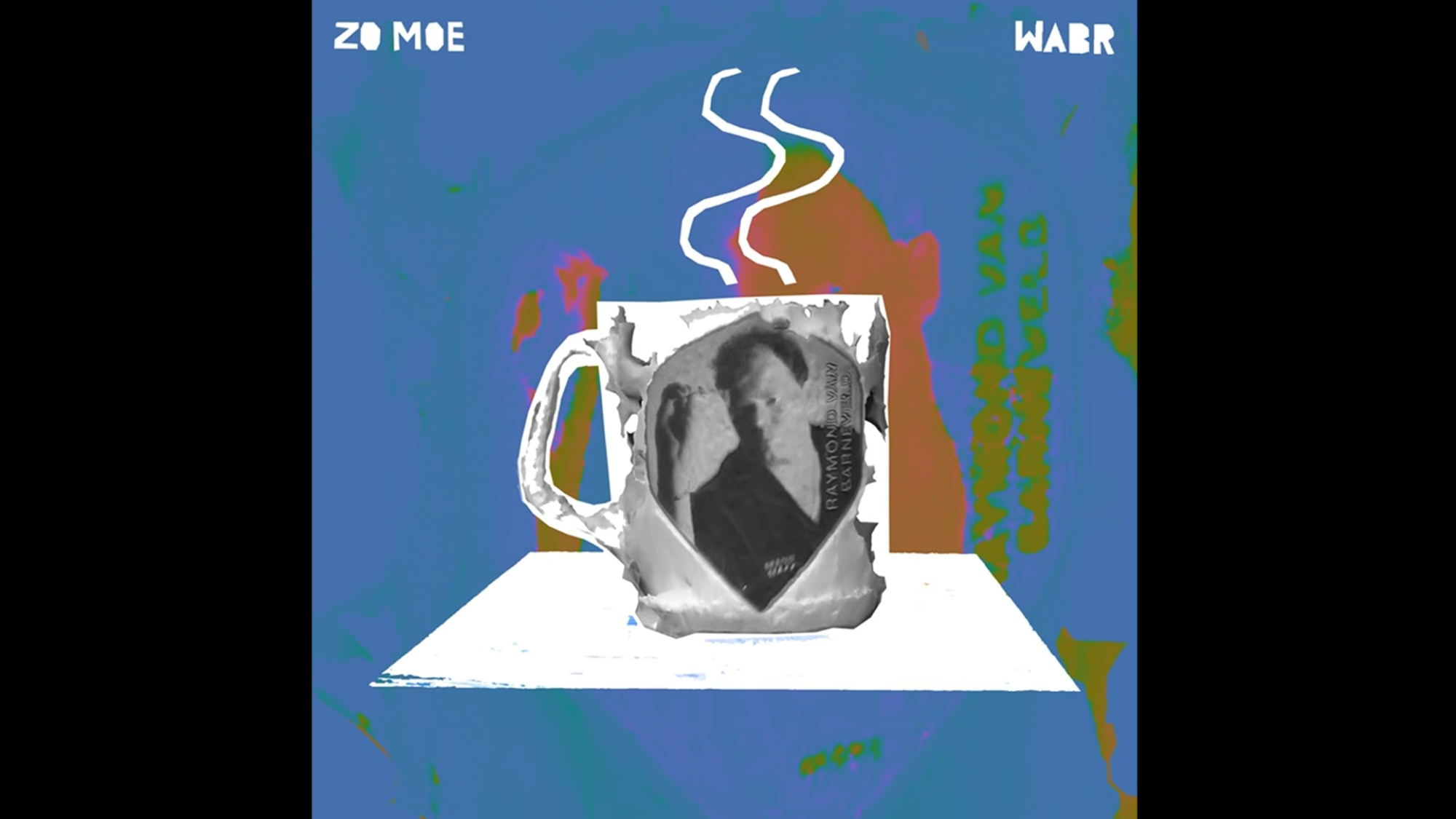 albumcover met een mok met een dartspeler erop.