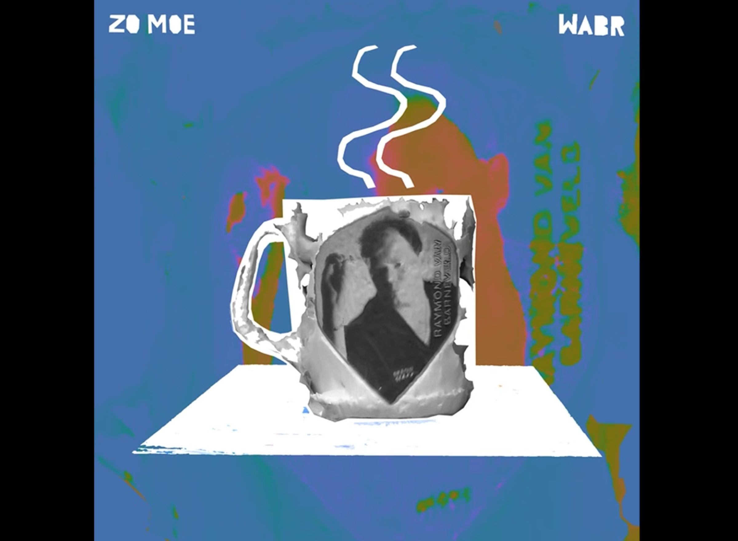 albumcover met een mok met een dartspeler erop.
