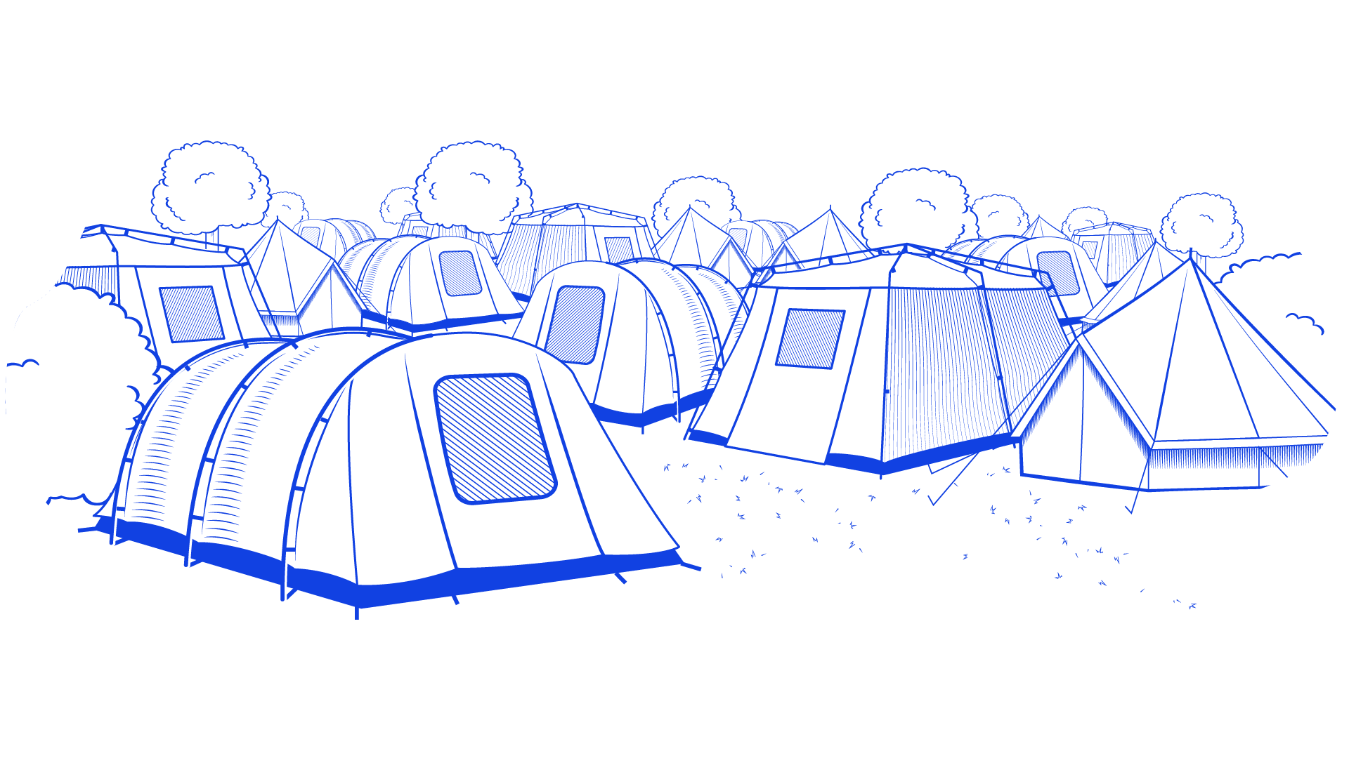 Een tentenkamp