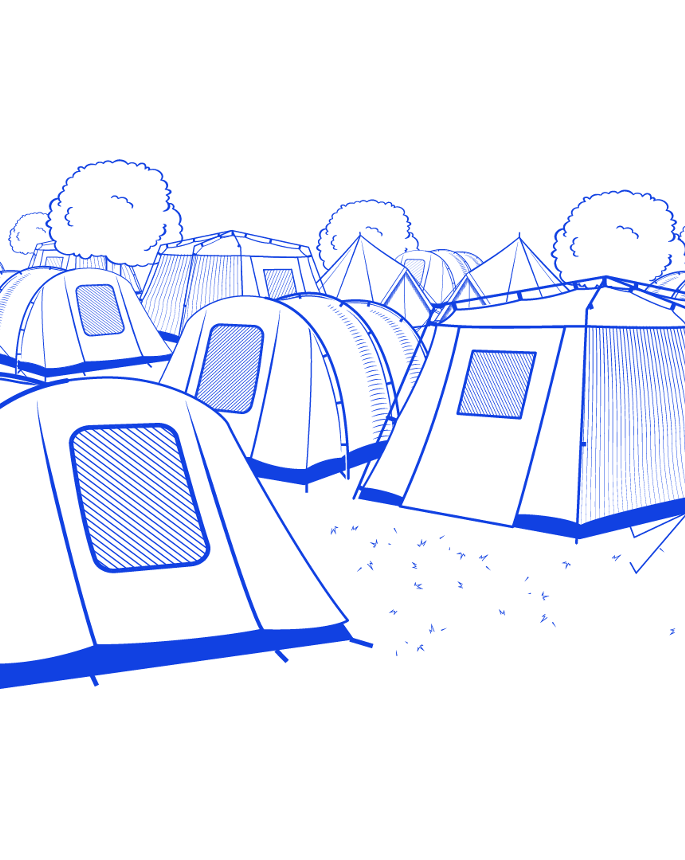 Een tentenkamp