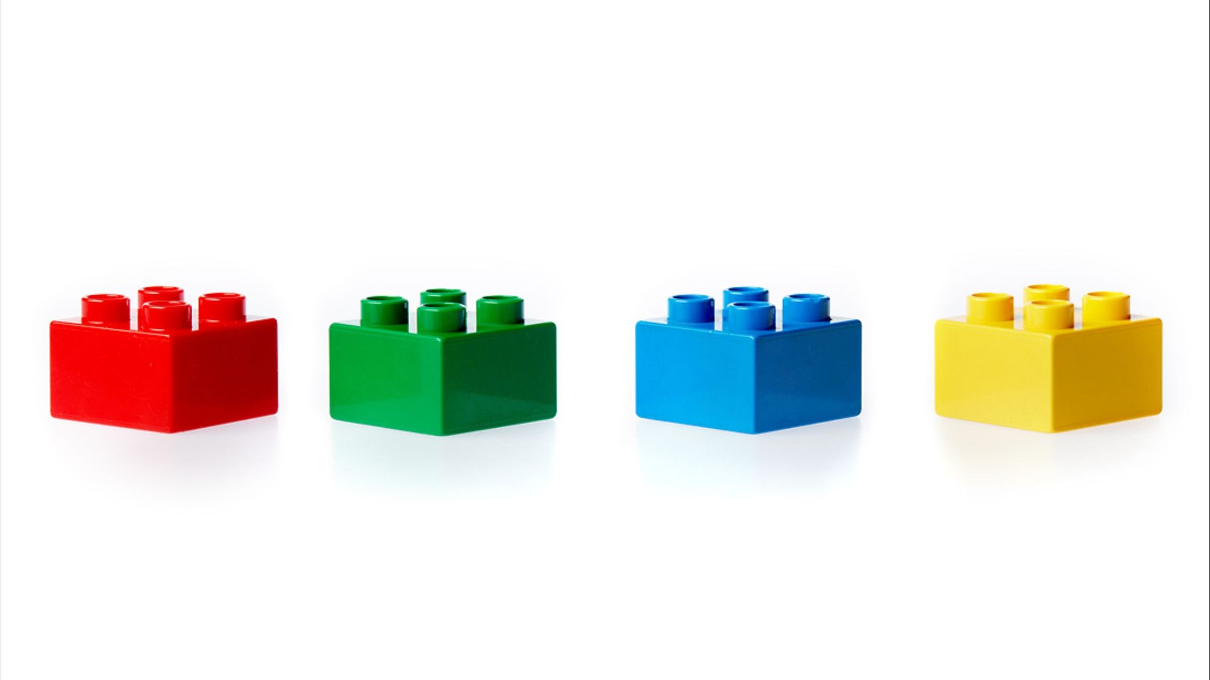 een aantal duplo blokjes