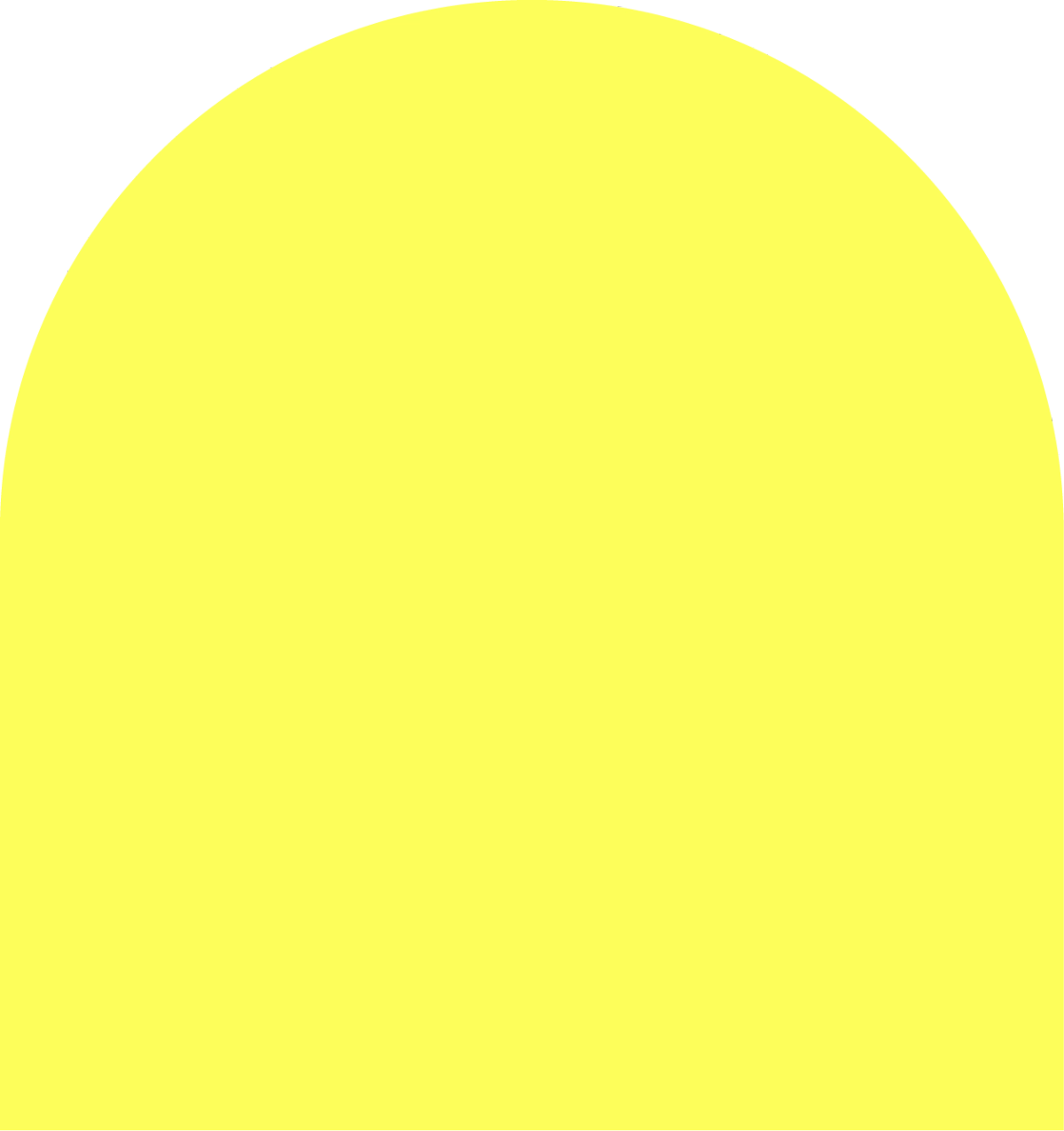 A yellow dome.