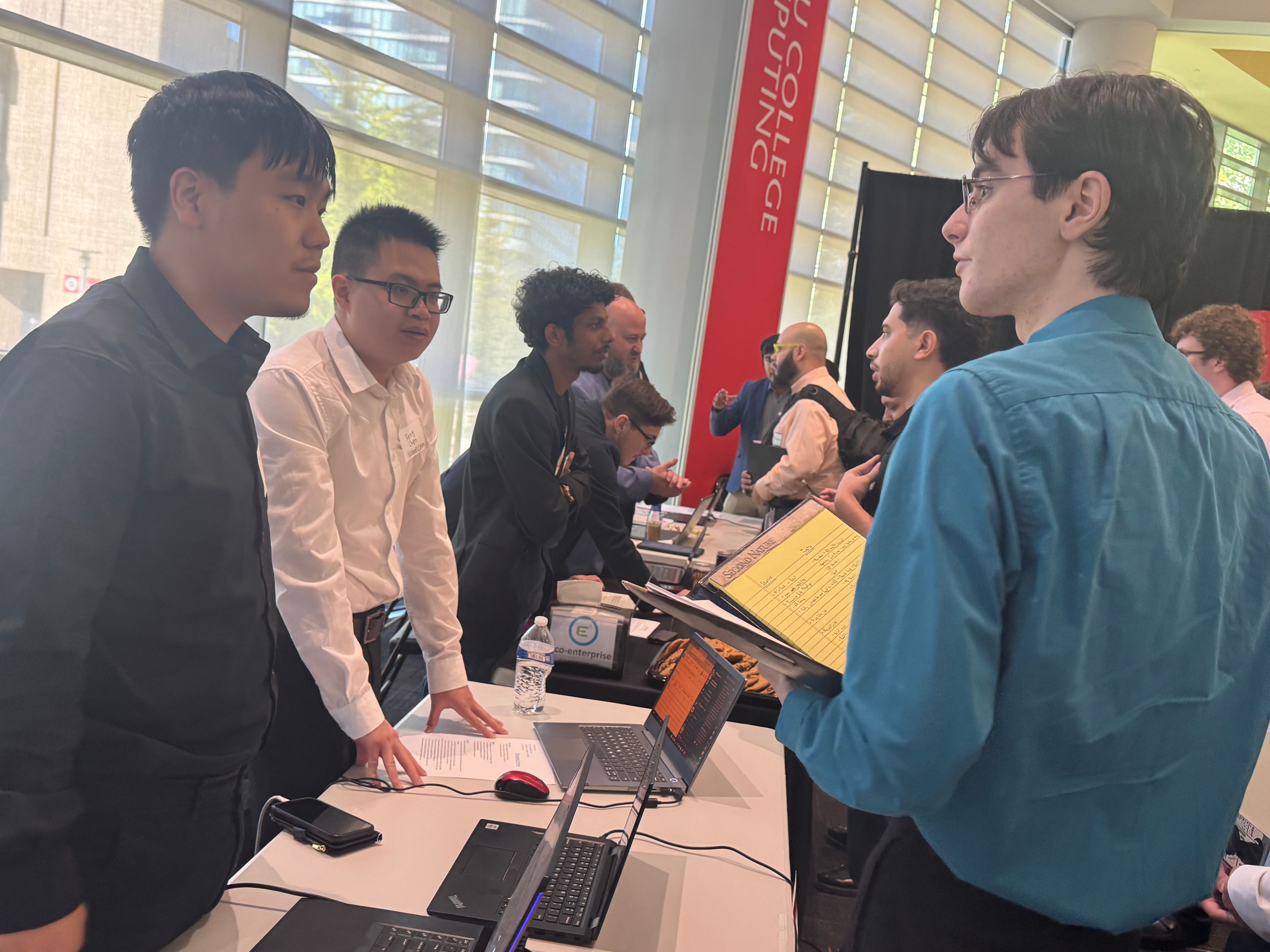Award-winning capstone project demonstration featuring a full-stack web application built by YWCC students for an industry sponsor