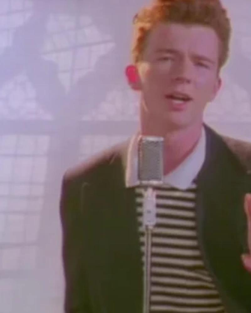 rickrolled