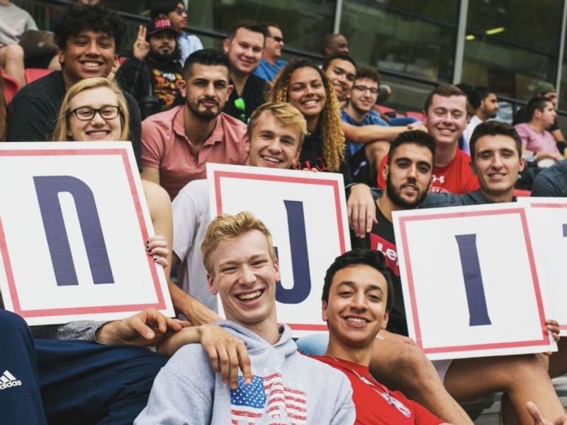 Overview of YWCC capstone student activities including workshops, hackathons, and industry networking events at NJIT