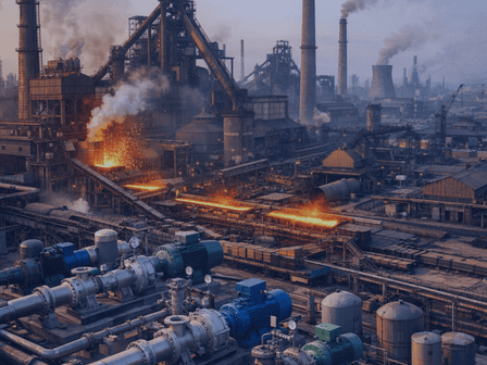 Industrial Centrifugal Pumps for Steel Manufacturing