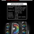 2.1 Channel Multimedia Speaker System with RGB Woofer view 2