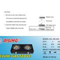 Double Burner Gas Stove - Large Size view 2