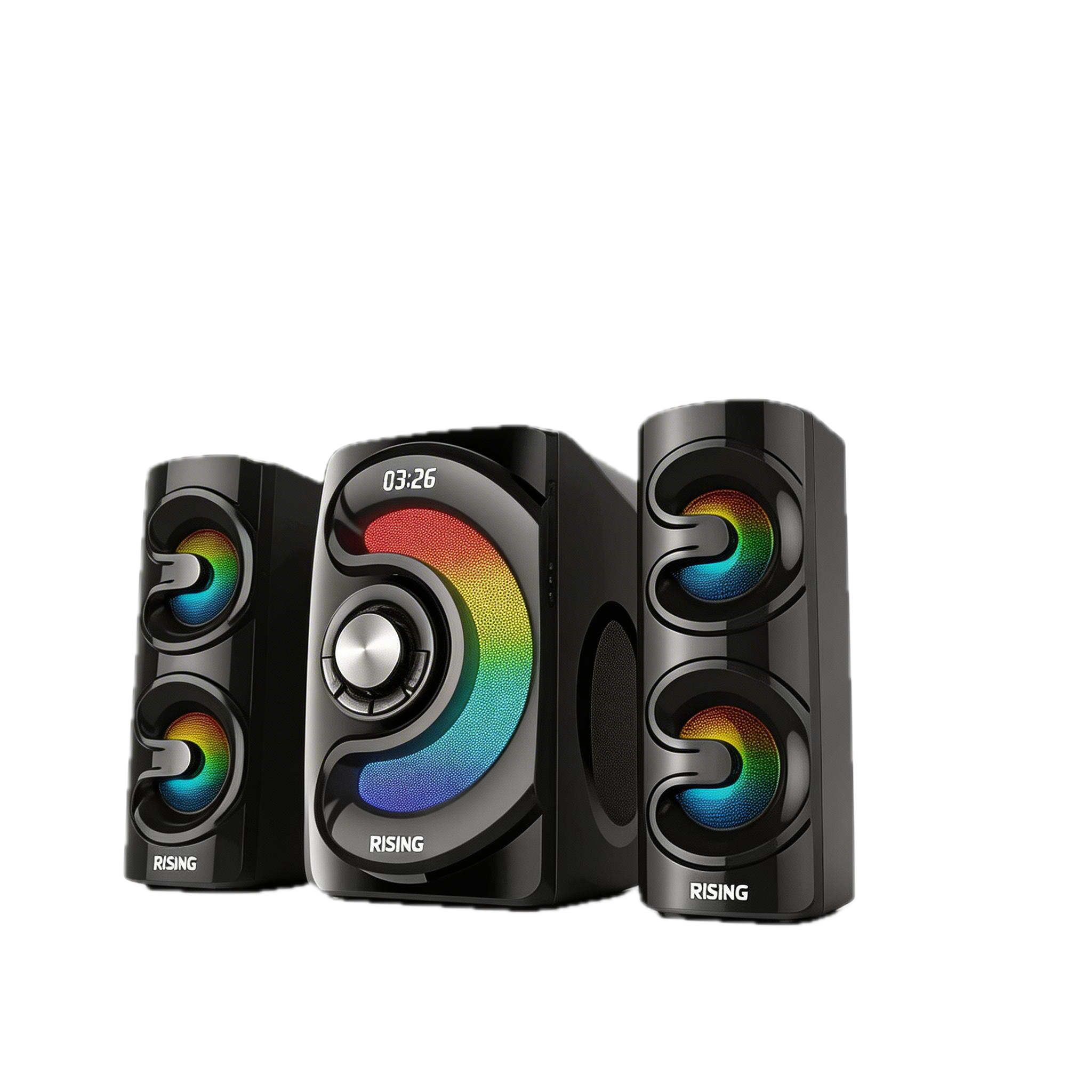 2.1 Channel Multimedia Speaker System with RGB Woofer