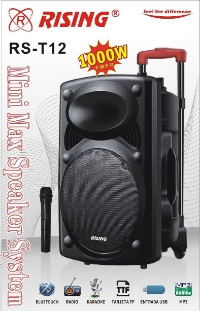 12-Inch Portable Trolley Speaker