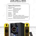 Multimedia Speaker System - 8" Subwoofer view 2