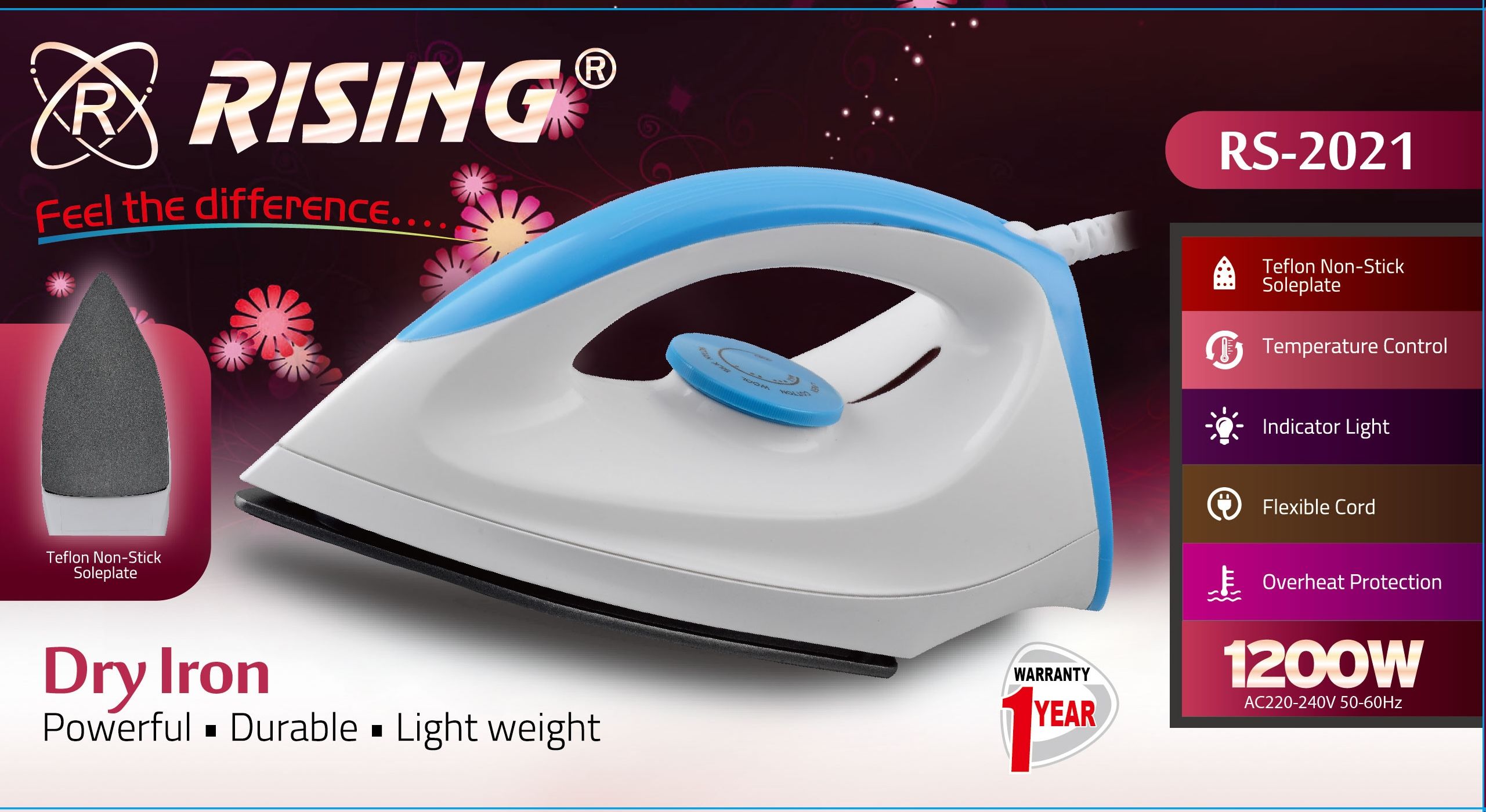 Dry Iron - 1200W