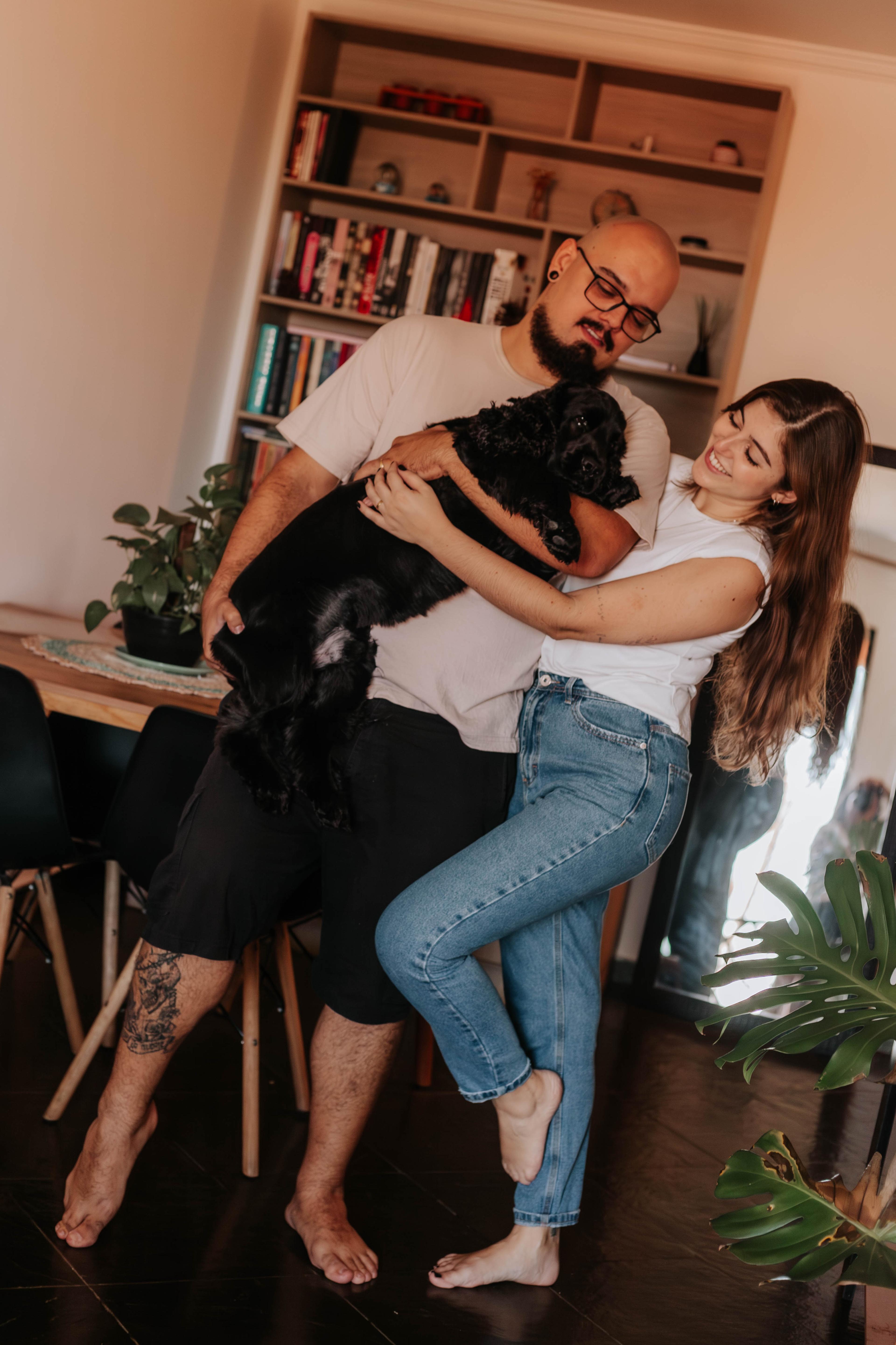 Giovana, Dinael e Cadú — ensaio de família em Piracicaba