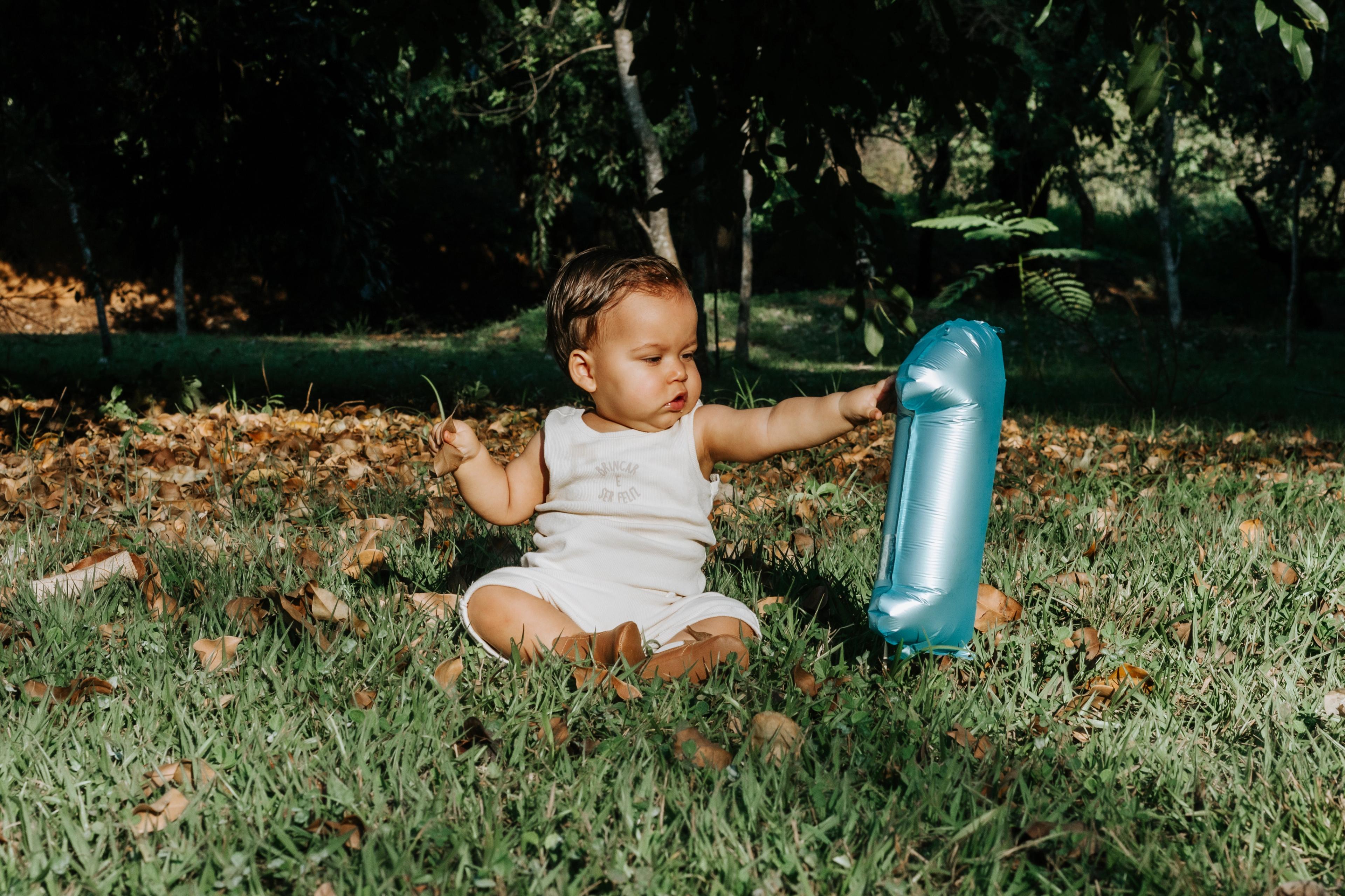 Ensaio bebe 1 ano no parque