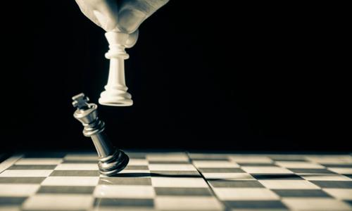 two chess pieces