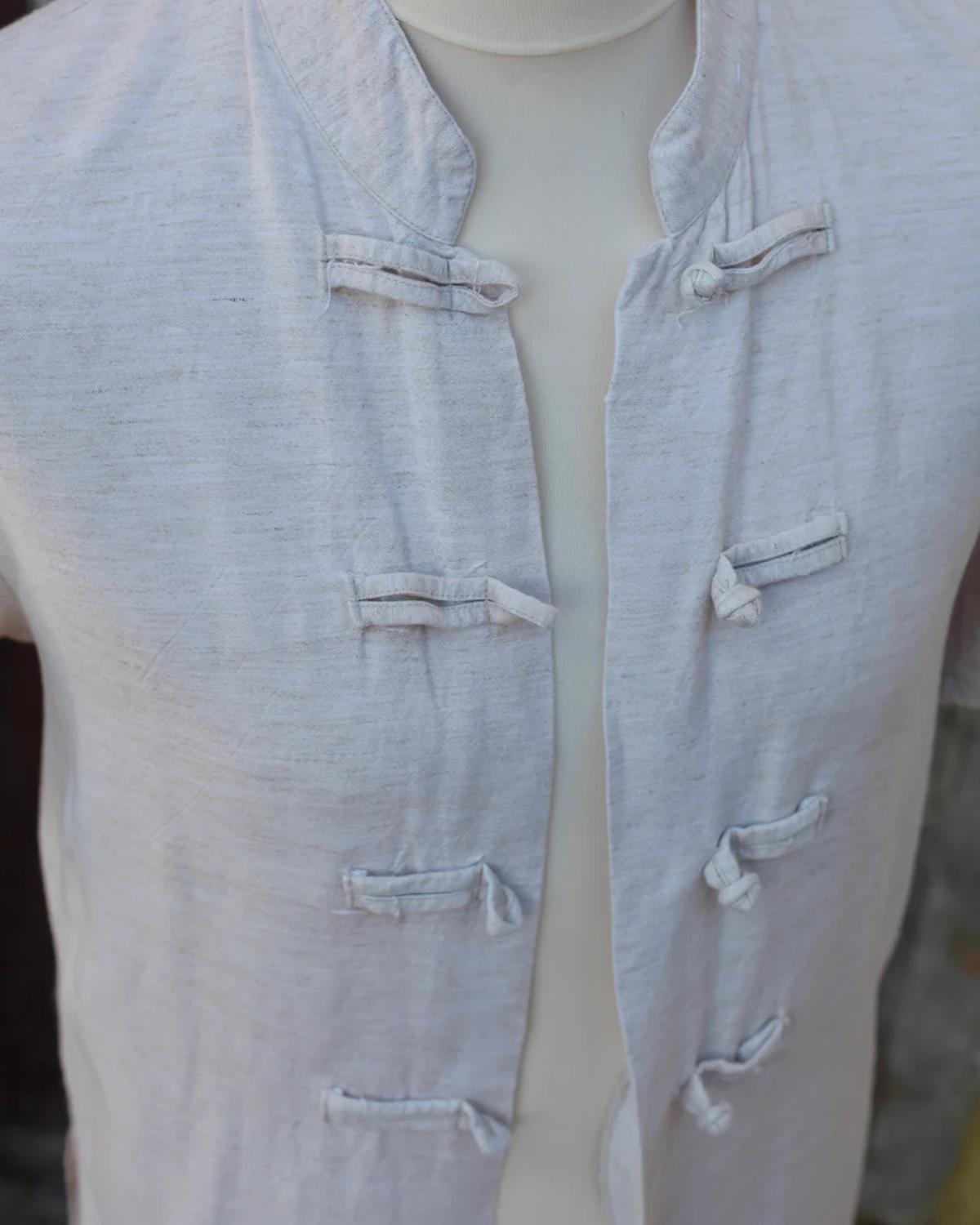 Chemise vintage d’inspiration asiatique