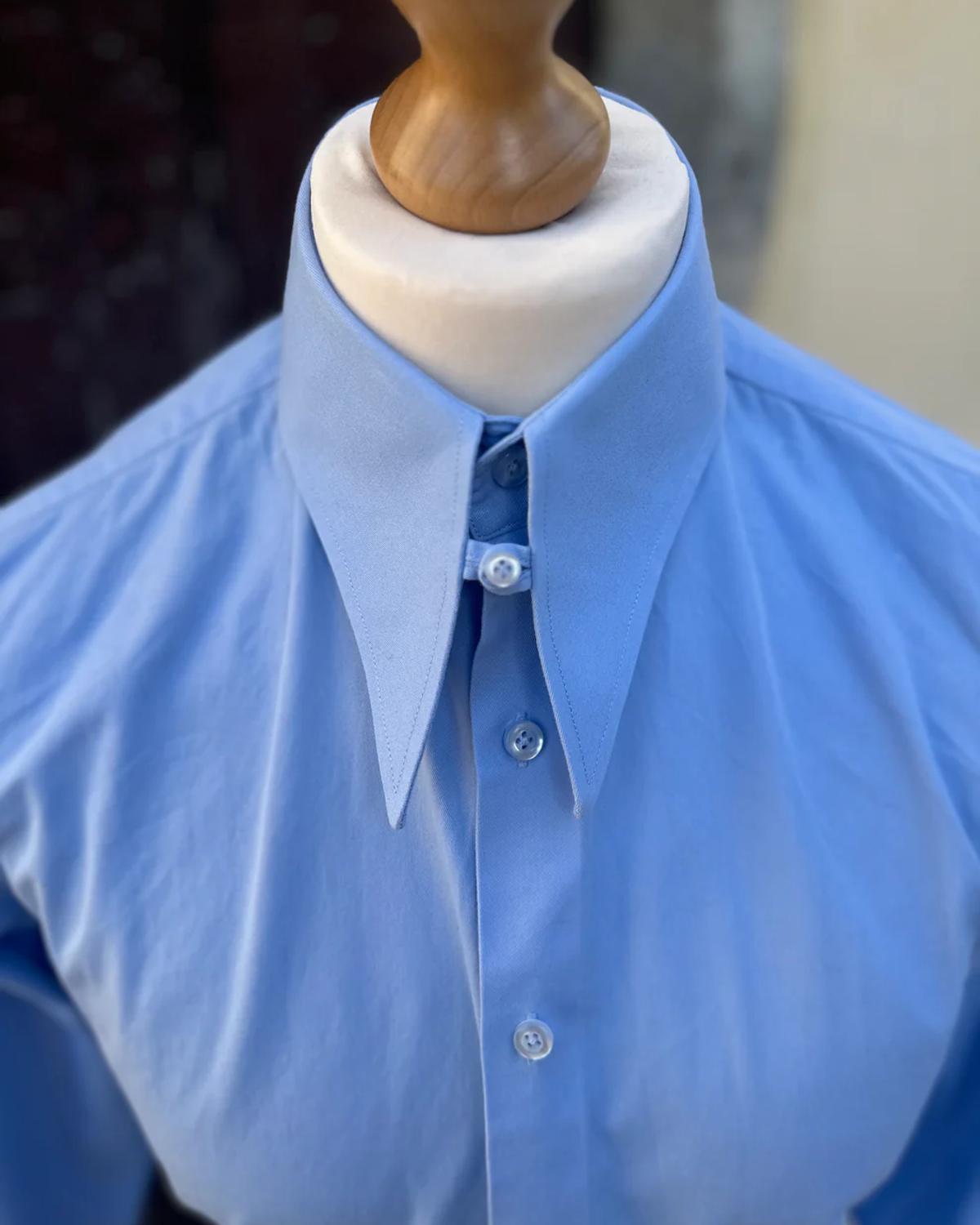 Prototype Nº02 — Chemise Extra Spearpoint Bleue