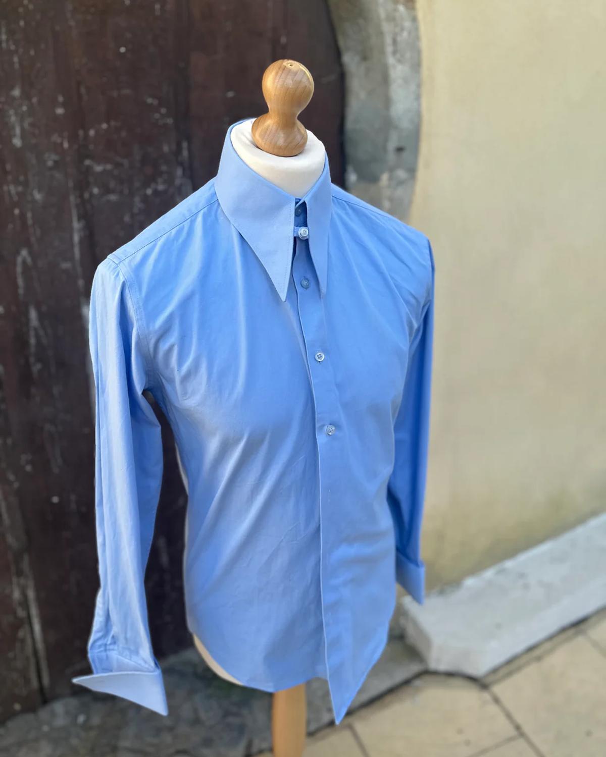 Prototype Nº02 — Chemise Extra Spearpoint Bleue