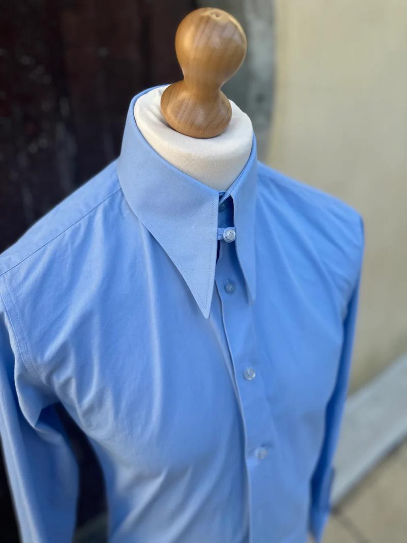 Prototype Nº02 — Chemise Extra Spearpoint Bleue