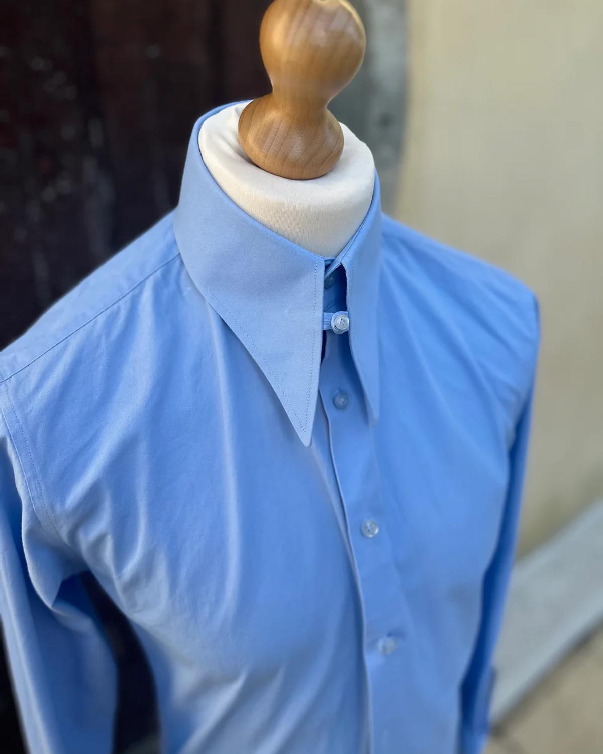 Prototype Nº02 — Chemise Extra Spearpoint Bleue