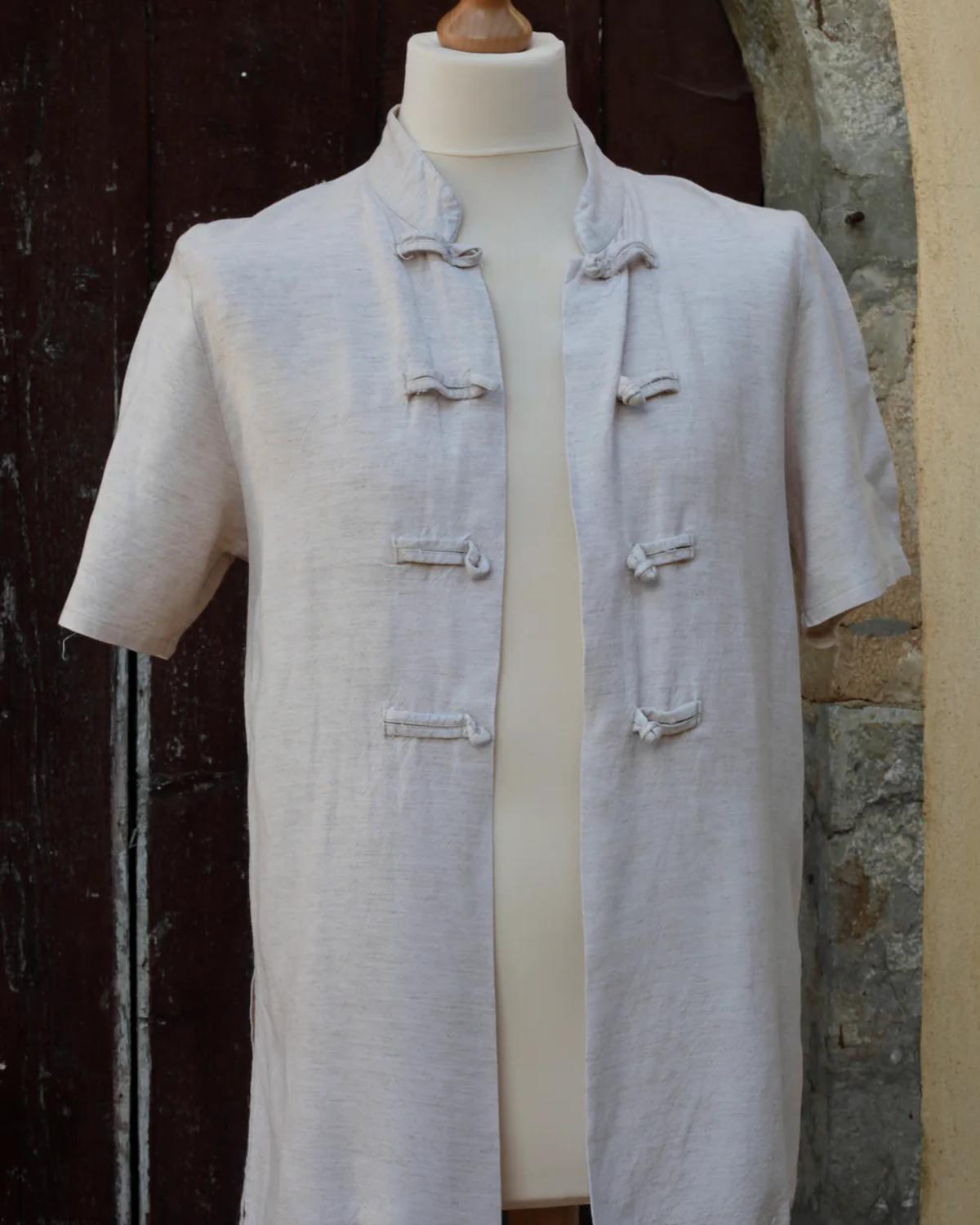 Chemise vintage d’inspiration asiatique