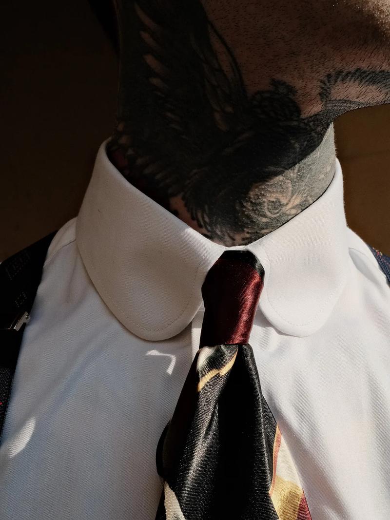 Chemise Col Club Blanche