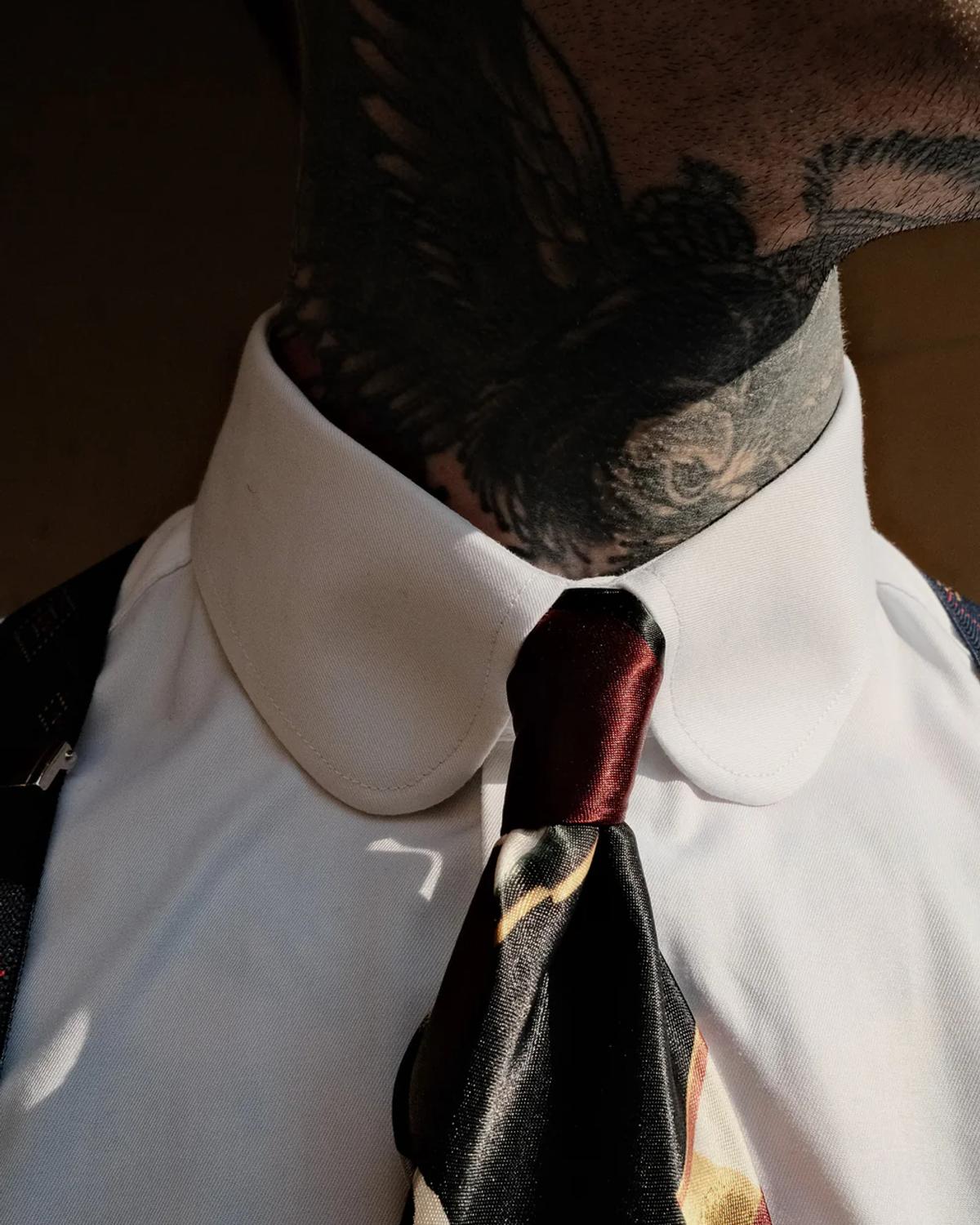 Chemise Col Club Blanche